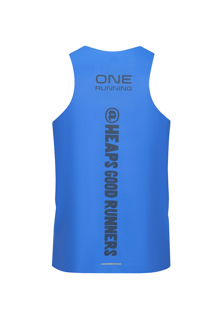Victory Speed Tech Singlet For Men - @HeapsGoodRunners - Granada Sky