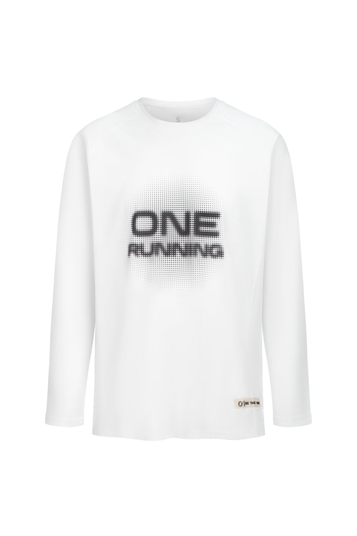 Victory Speed Tech Long Sleeve Shirt - White Pixel