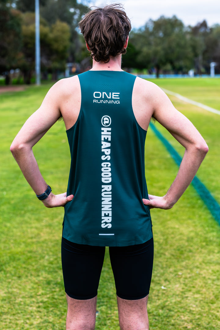 Victory Speed Tech Singlet For Men - @HeapsGoodRunners - Eden Green