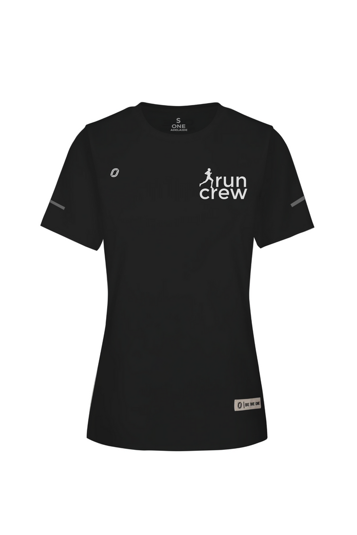 Official Run Crew Team Gear - Tech Tee for Women