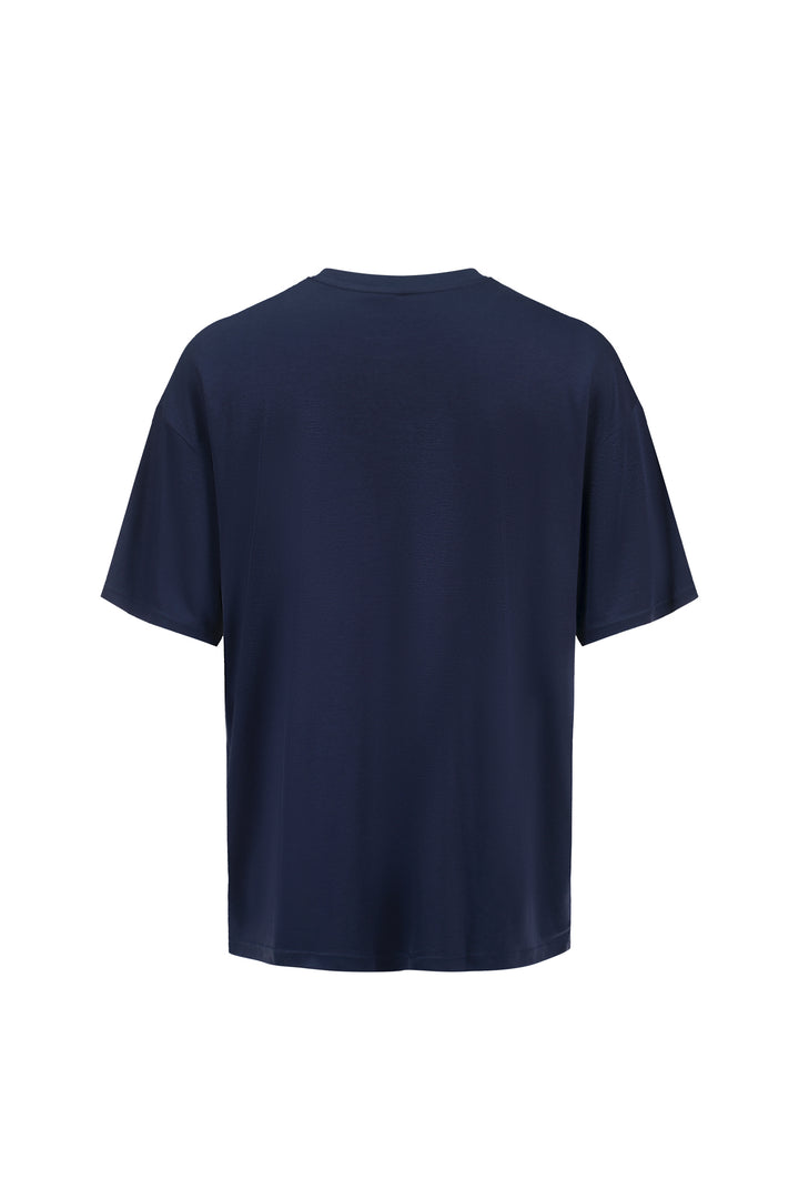 Navy Clubroom Tee - Blank - Back