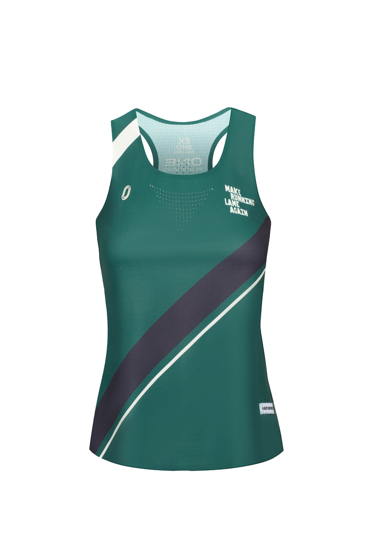 Victory Speed Tech Singlet For Women - @HeapsGoodRunners - Eden Green