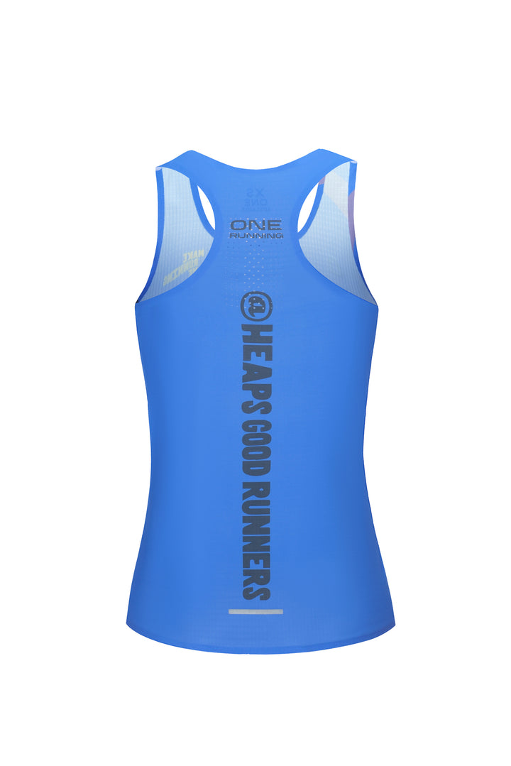 Victory Speed Tech Singlet For Women - @HeapsGoodRunners - Granada Sky