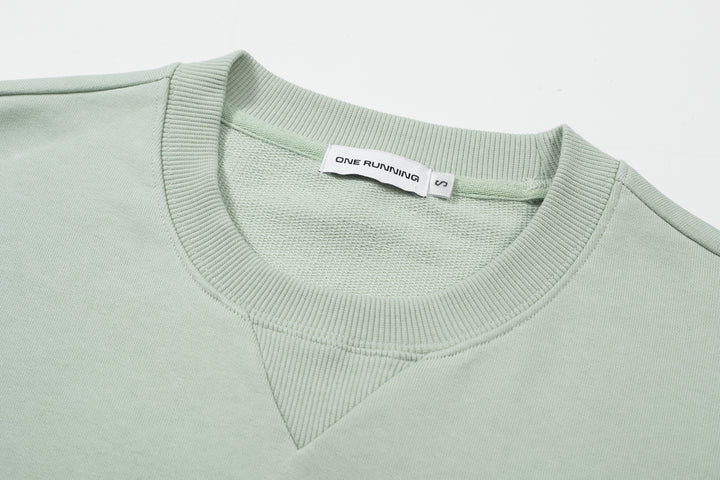 Clubroom Crewneck Mint Small logo (plain back)
