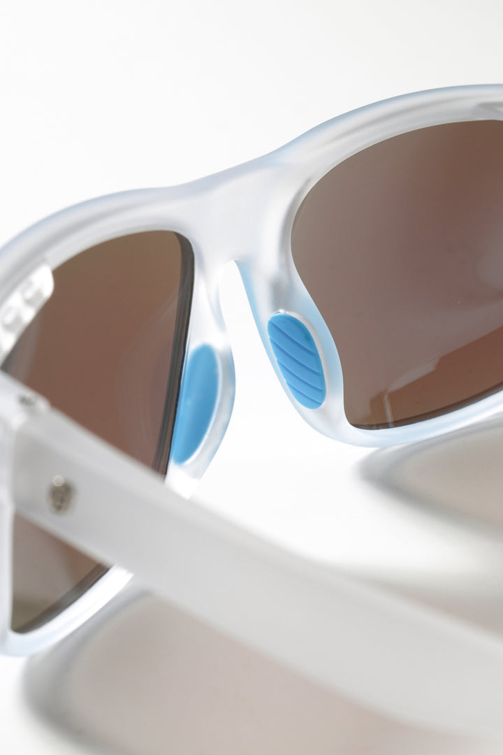 Performance Racing Sunglasses Framed Polarized - Polar Ice