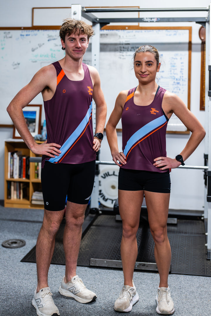 Victory Speed Tech Singlet For Women - @HeapsGoodRunners - Zinfandel