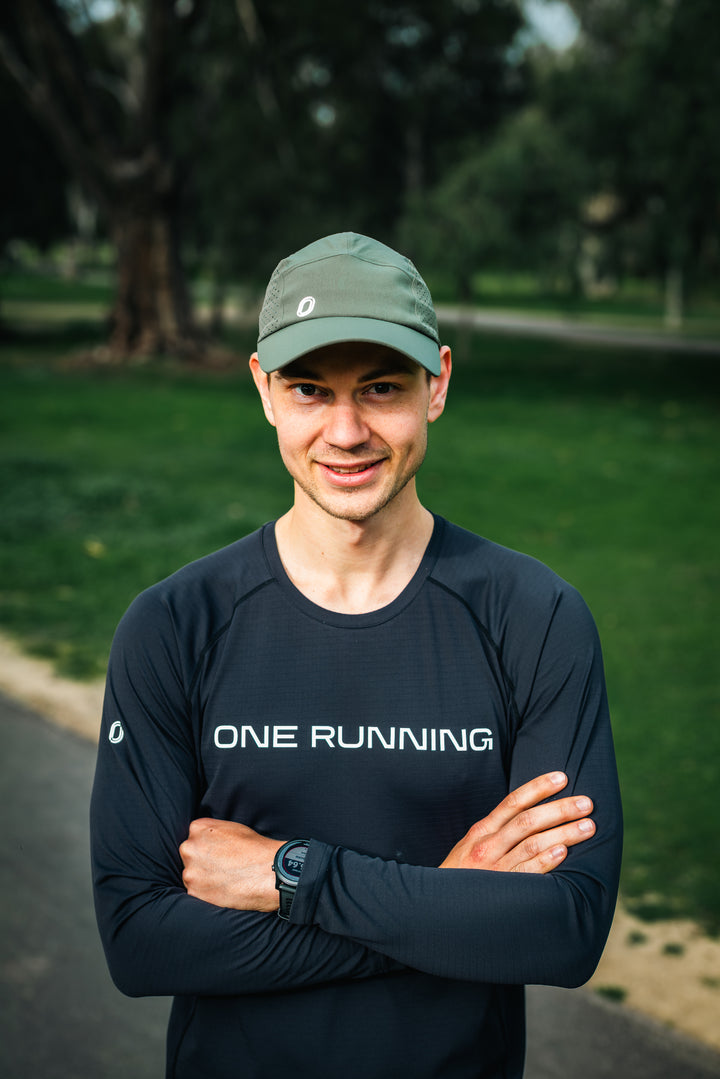 Performance Running Hat - Olive