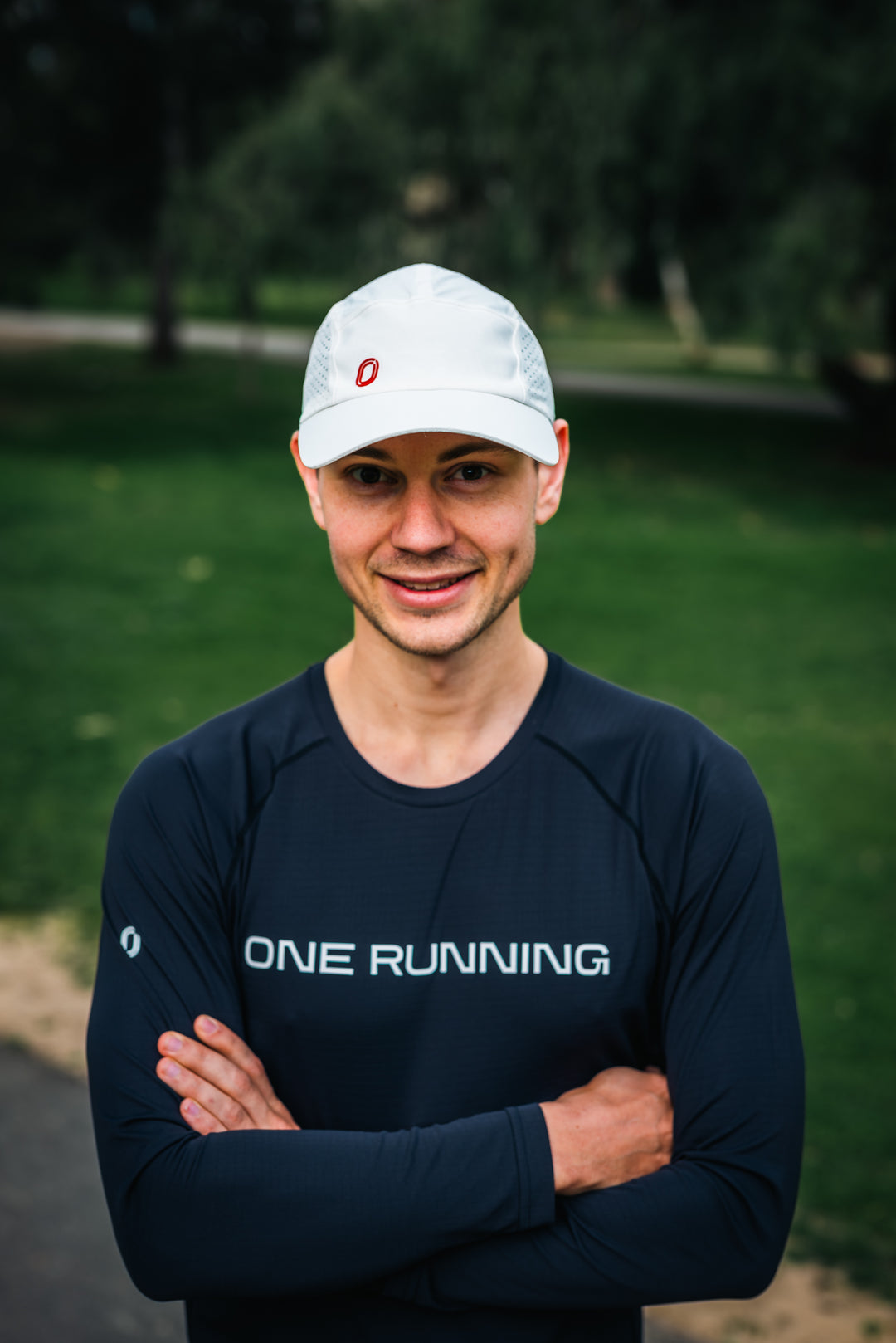 Performance Running Hat - White