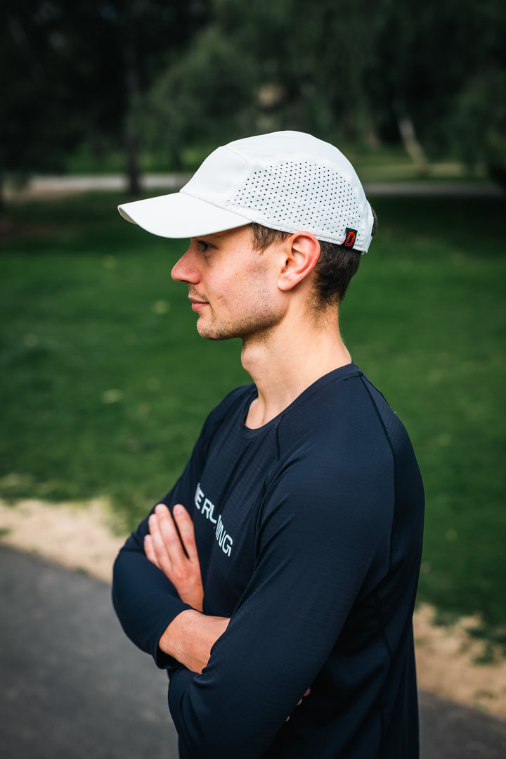 Performance Running Hat - White