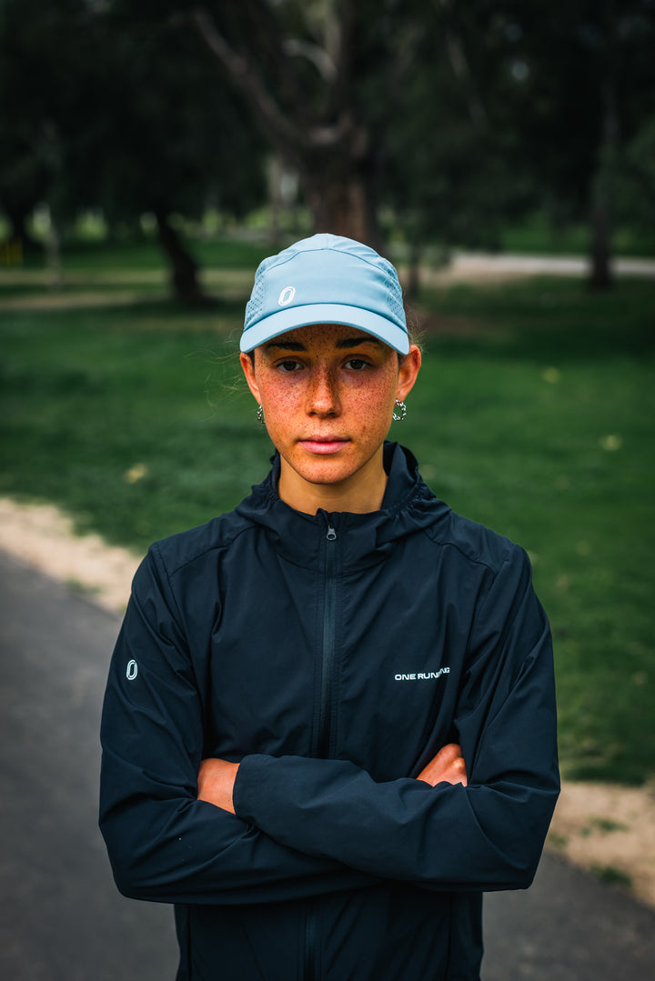 Performance Running Hat - Stone Blue