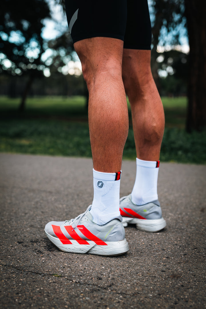Victory Speed Running Socks - White