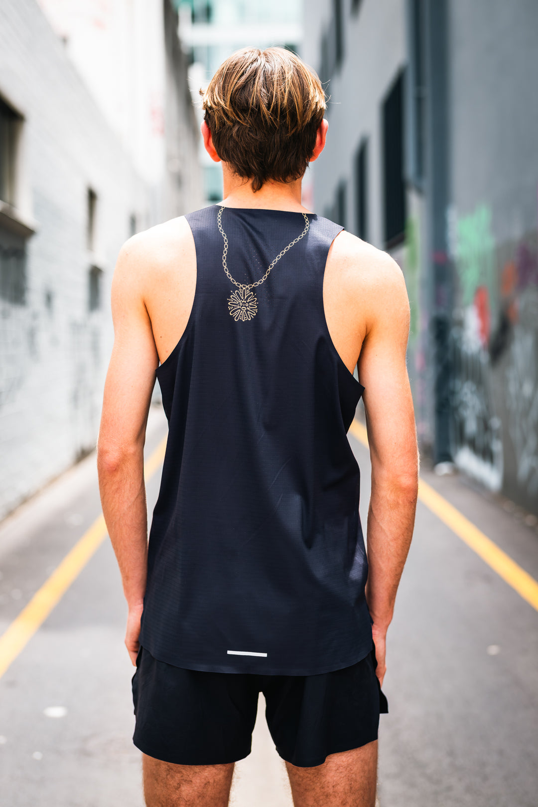 Victory Speed Tech Singlet - OR x Uppervoid - 24k For Men