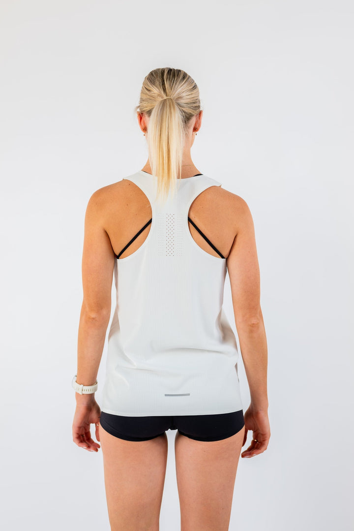 Victory Speed Tech Singlet Red & White For Women