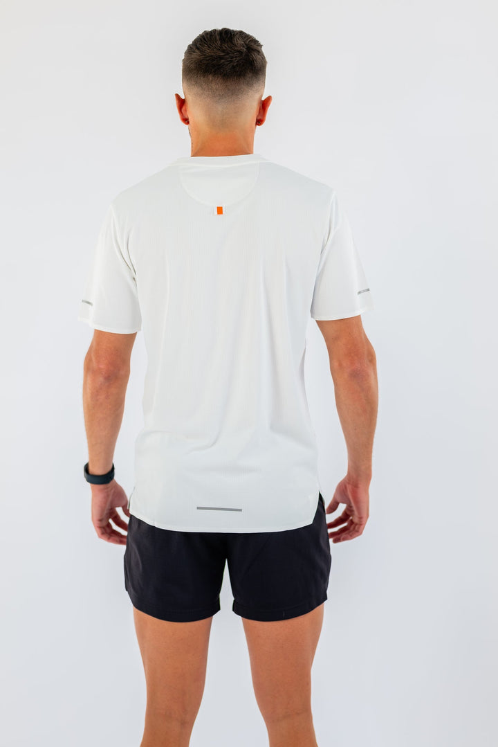 Victory Speed Tech Tee Red & White For Men