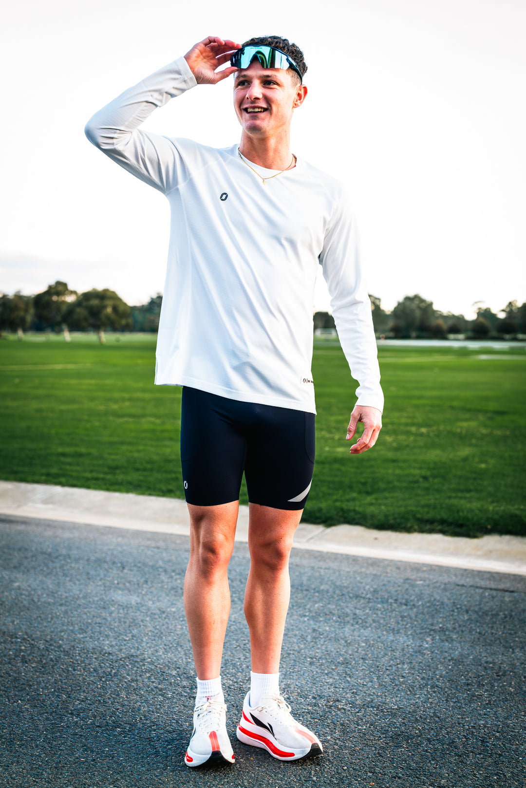 Victory Speed Tech Long Sleeve Shirt - White