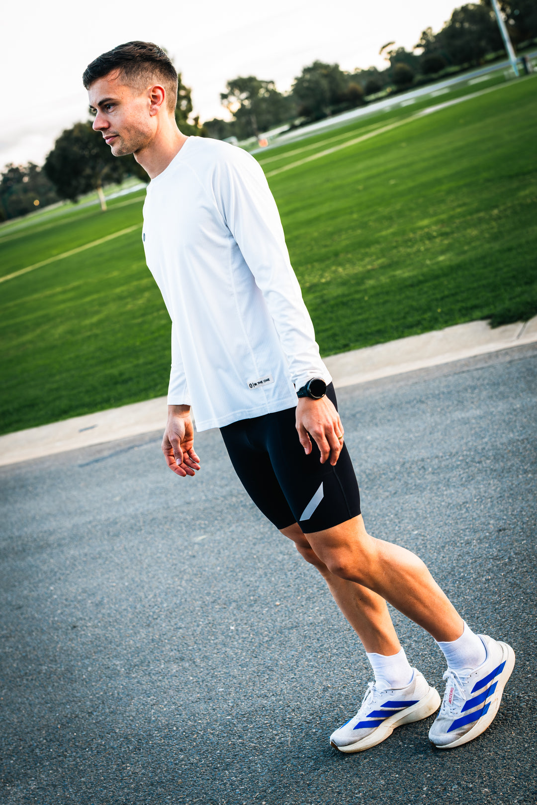 Victory Speed Tech Long Sleeve Shirt - White