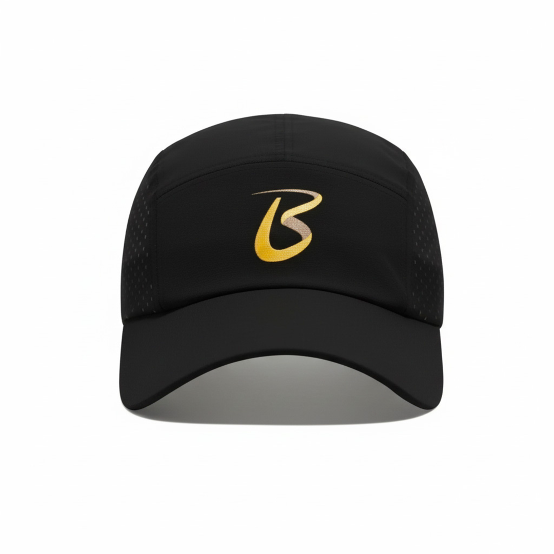 Performance Running Hat Black PRE-ORDER - Ballarat Marathon