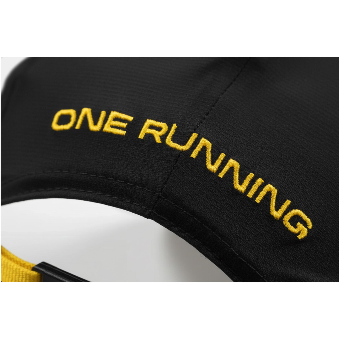 Performance Running Hat Black PRE-ORDER - Ballarat Marathon